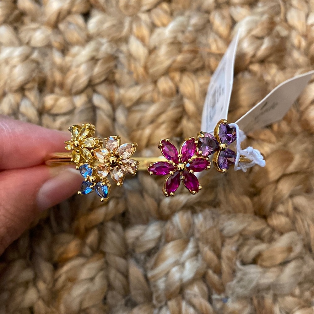 Kate Spade First Bloom Open Hinge Bracelet